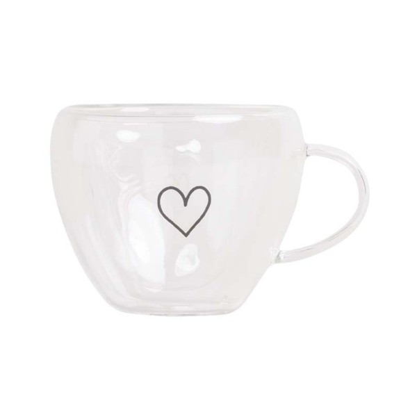 Eulenschnitt gl-182-ve Doppelwandige Herztasse 0,05l Herz