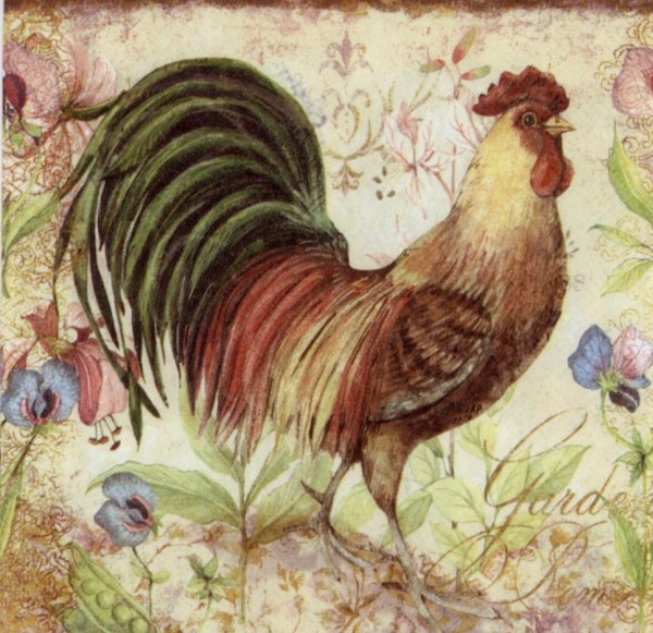 Ihr Proud Rooster L 777500 20 Lunch-Servietten 33 x 33 cm