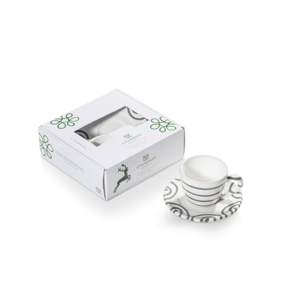 Gmundner Graugeflammt 0106STES01SET Espresso für Dich/2tlg.im Geschenkk.