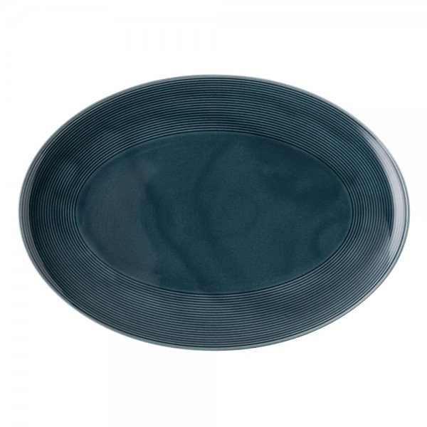 Thomas Loft Colour Night Blue Platte oval 34cm