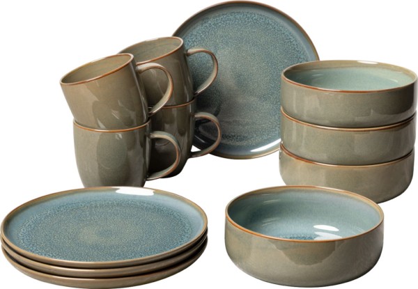 Villeroy &amp; Boch Crafted 1951679028 Crafted Breeze Frühstücks Set 12tlg.