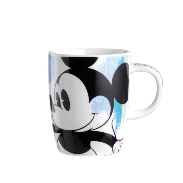 Gilde Disney - Mickey 81641 Tasse / Becher 0,42l "Mickey - Enjoy" - hellblau