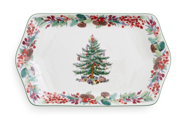 Spode Christmas Tree Annual 2023 Stollenplatte 30 x 17,8 cm