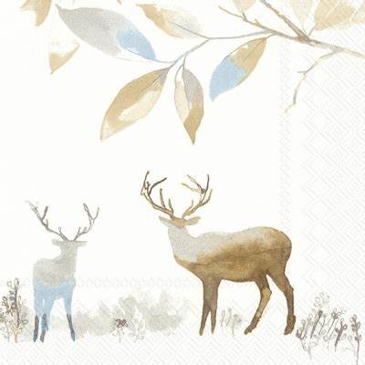 Ihr Homeland white L 744990 20 Lunch-Servietten 33 x 33 cm