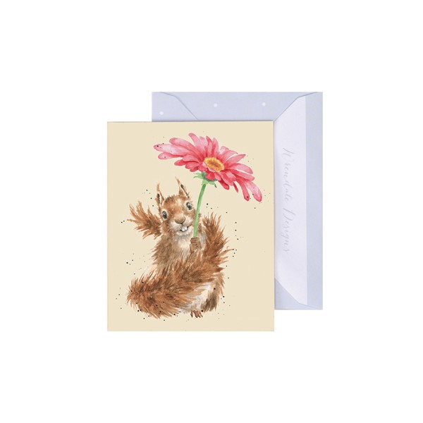 Wrendale Mini-Karten GE104 Flowers Come After Rain Gift
