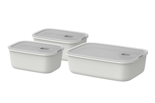 Mepal Easyclip 106181432500 Set 3tlg. (2x 0,7l+1,5l) - Nordic White