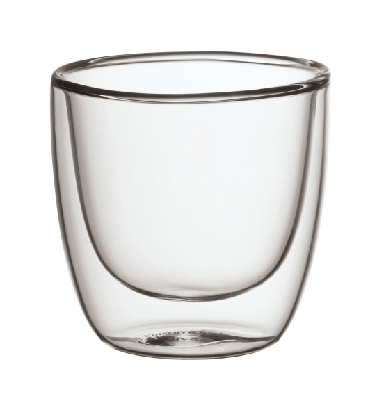 Villeroy &amp; Boch Manufacture Rock 1042397982 Becher S (doppelwandiges Borosilikatglas) 0,11 l