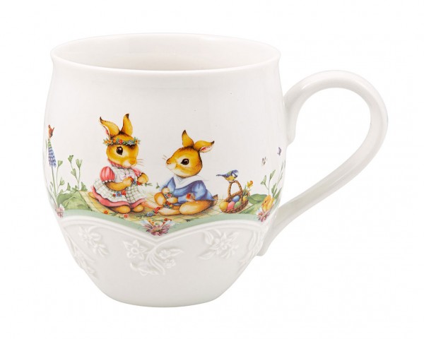 Villeroy &amp; Boch Spring Fantasy 1486444862 Becher mit Henkel, Blumenwiese