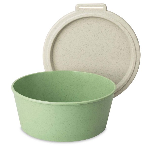 Koziol Move 100050703 Schale 1,3l mit Deckel - Nature Leaf Green