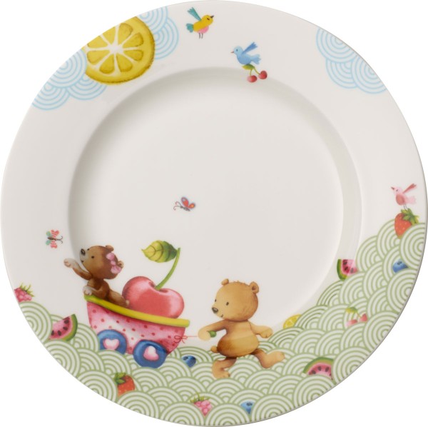 Villeroy &amp; Boch Hungry as a Bear 1486652640 Kinderteller flach 21,5 cm