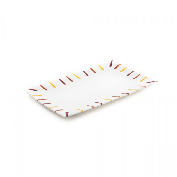Gmundner Keramik Landlust Platte rechteckig PLRE30 30 x 20cm