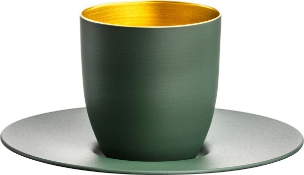 Eisch Cosmo Collect 70510914 Espressoglas 109/6 Gold-Grün
