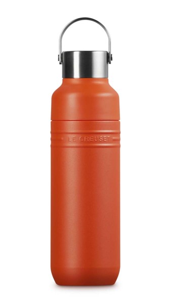 Le Creuset On The Go 41066280900001 Trinkflasche 0,5l - Ofenrot
