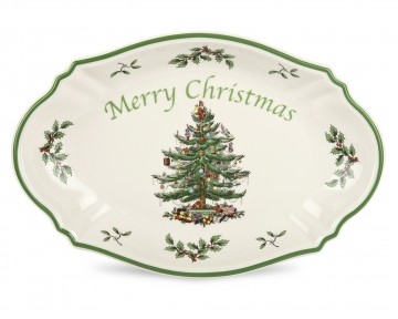 Spode Christmas Tree Merry Christmas - Tablett