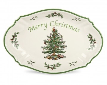 Spode Christmas Tree Platte Merry Christmas 28cm