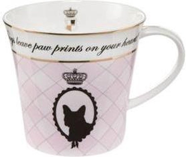 Goebel Künstlerkollektionen Maja Synke Prinzessin von Hohenzollern 27050451 Tasse Paw prints 9,5 cm