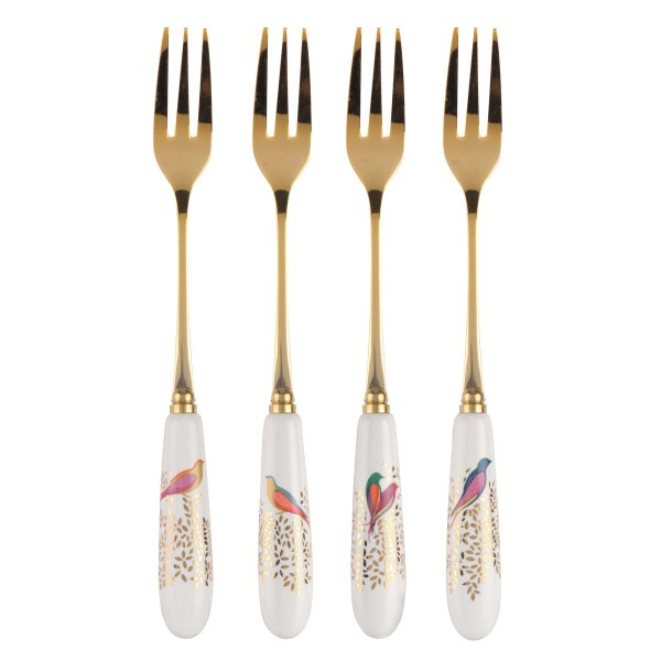 Portmeirion Sara Miller Chelsea SMC1102-XG Kuchengabeln 15cm - Set 4tlg.