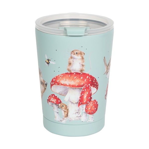 Wrendale Travel cups CCUP006 "Fairy Ring" - Maus und Igel - Thermo-Reisebecher