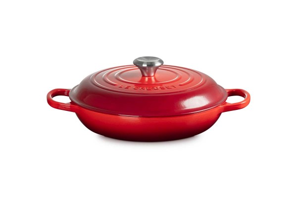 Le Creuset Gusseisen - Signature 21180280602430 Gourmet-Profitopf 28cm 2,8L - Kirschrot