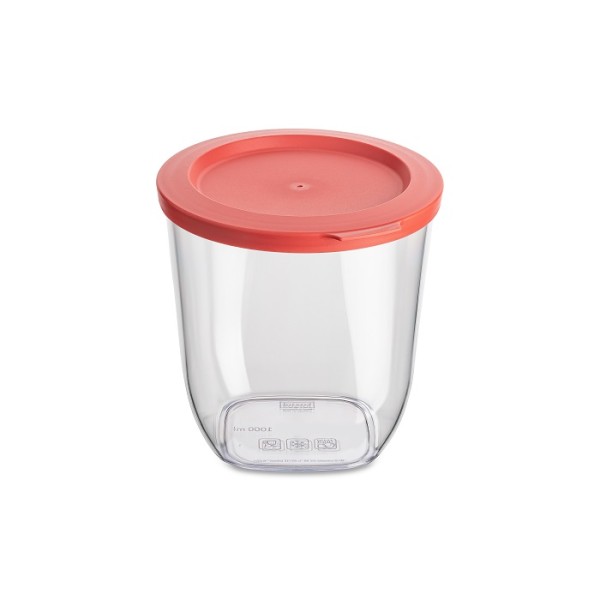 Koziol CONNECT DRY STORAGE S 4061704 Dose 1L - Nature Coral