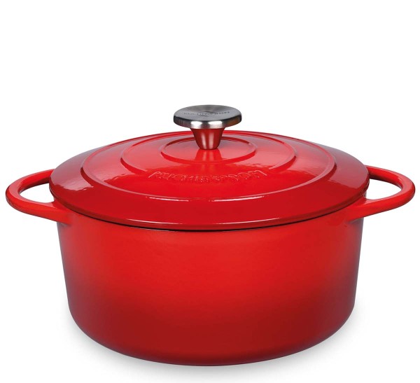 Küchenprofi Provence 0401000424 Bratentopf rund 24cm - Classic Red