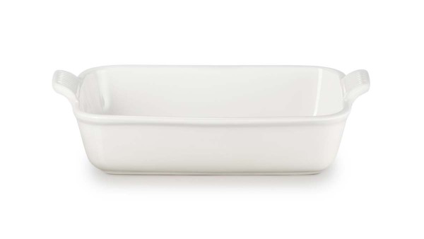 Le Creuset Steinzeug 71102267160001 Auflaufform rechteckig Tradition 26cm 2,4L - Meringue