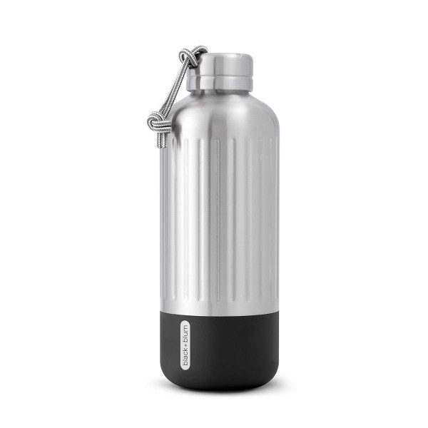 Black+Blum BAM-EIWB-L018 Explorer Isolierflasche 850ml - Edelstahl/Schwarz