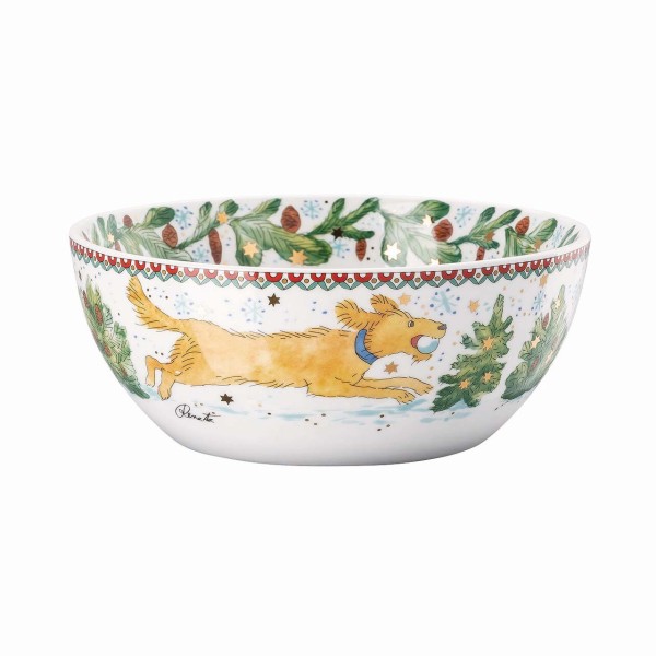 Hutschenreuther Sammelkollektion 25 Weihnachtsspiele Müslischale 15cm