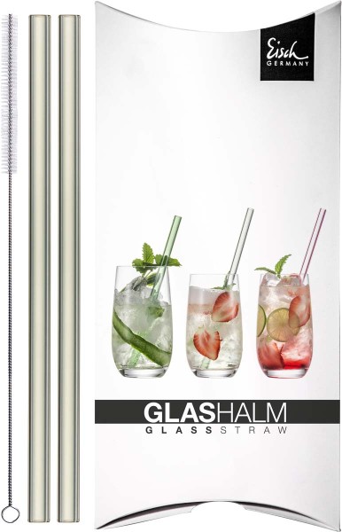 Eisch Gentleman 86599812 Glashalm-Set-3tlg. 998/12 grau