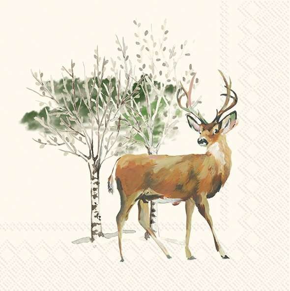 Ihr DEER GROVE cream C 969460 Cocktail-Servietten