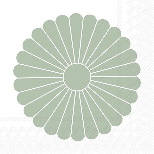 IHR Fleur (V&amp;B) Green C1110320 Cocktail-Servietten 25 x 25 cm