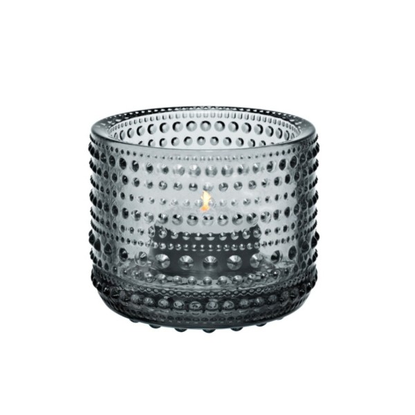 Iittala Kastehelmi 1007583 Windlicht 6,4cm - Grau