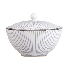 Wedgwood Jasper Conran Pin Stripe Zuckerdose (09561)