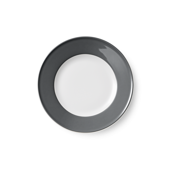Dibbern Solid Color 2001900053 Anthrazit Teller flach 19 cm Fahne
