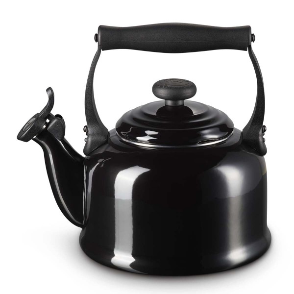 Le Creuset Wasserkessel 40102021400000 Tradition 2,1L - Schwarz Glänzend