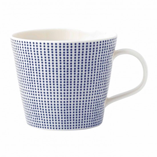 Royal Doulton Pacific Blue Dots Becher mit Henkel 0,40 l