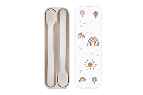 Mepal Mio - Sunshine &amp; Rainbow 108032065245 Set Fütterlöffel 2 Stück