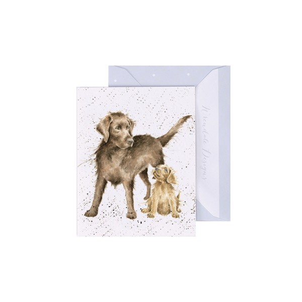 Wrendale Mini-Karten GE030 Puppy Love