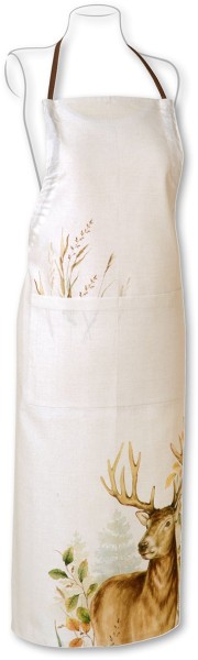 Ihr HUNTED DEER cream SSB1011860 Schürze (100 % Baumwolle))