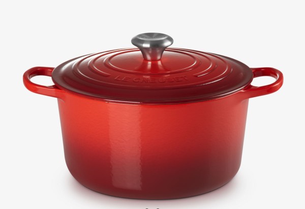 Le Creuset Kochgeschirr 21195260602430 Bräter hoch Signature 26 cm - Kirschrot