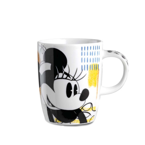 Gilde Disney - Mickey 81643 Tasse / Becher 0,42l "Minnie - Enjoy" - gelb