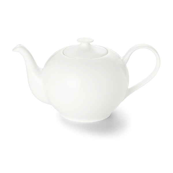 Dibbern Classic 0117200000 Teekanne rund 0,90 l weiss (Auslaufartikel)