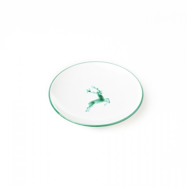 Gmundner Keramik Grüner Hirsch Espresso-Untertasse (TUGL11) 11 cm