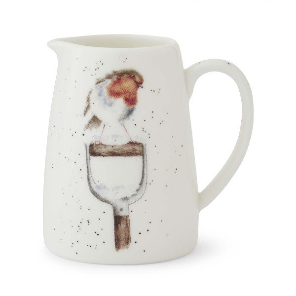 Royal Worcester Wrendale Designs WNVH4393-XL Minikrug (Rotkehlchen) 8 cm, 125 ml