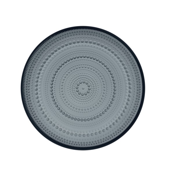 Iittala Kastehelmi 1057144 Teller 25cm - Dunkelgrau