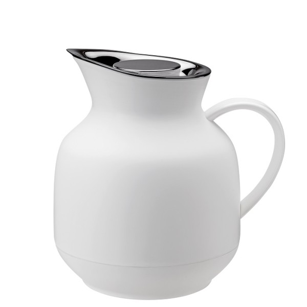 Stelton Amphora 222 Isolierkanne, Tee 1 l. soft white