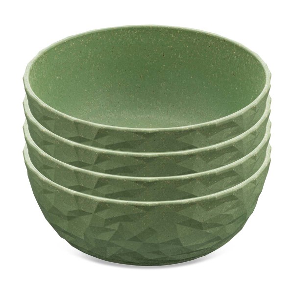 Koziol CLUB 5004703 4x Bowl 0,7 - Nature Leaf Green