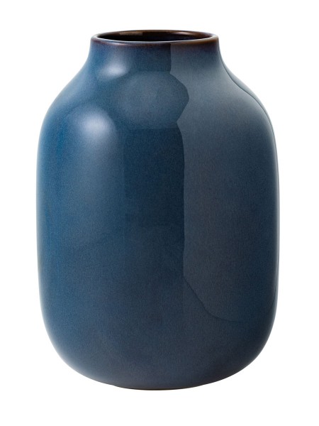 Villeroy &amp; Boch Lave 1042865090 Lave Home Vase Nek bleu uni groß 15,5 x 15,5 x 22 cm