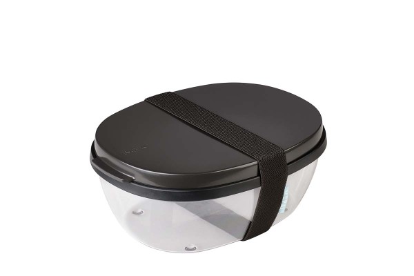 Mepal 107640541100 Salatbox Ellipse - Nordic Black