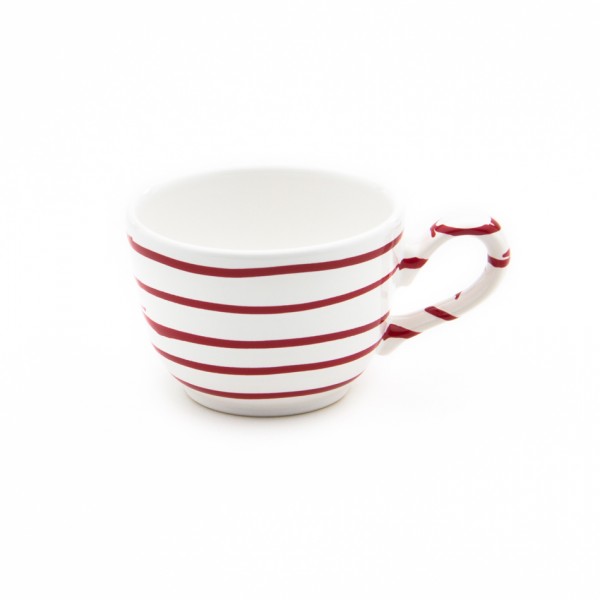Gmundner Keramik Rotgeflammt Kaffee-Obertasse glatt classic (TKGL10)